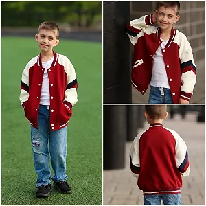 Бейсбольная куртка для девочек Rolanko, спортивная куртка в стиле колледжа с карманами, бомбер для детей synthetic.ua - Фото 1