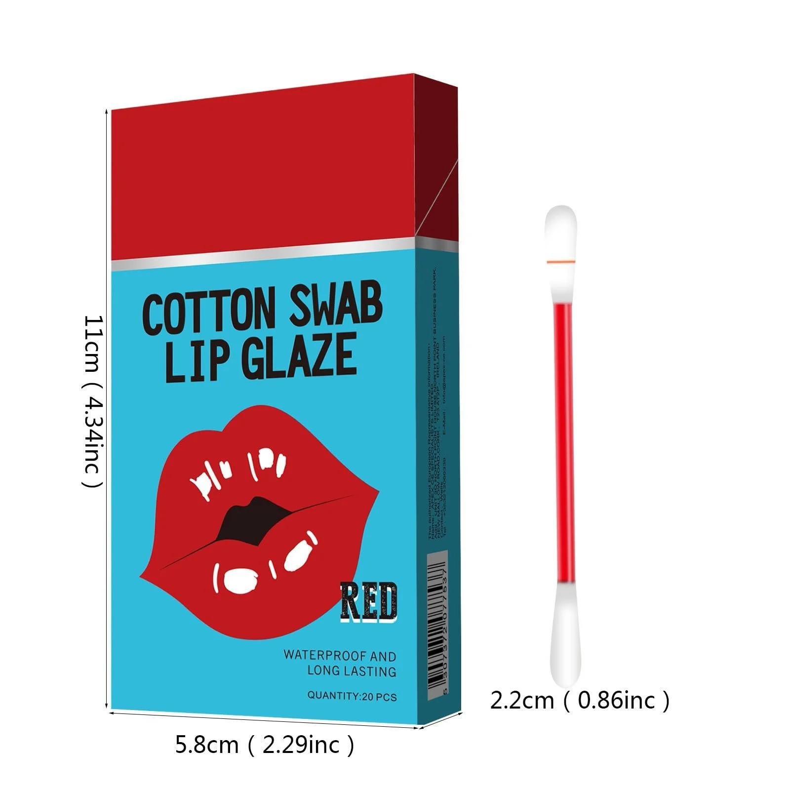 Блеск для губ Cotton Beauty, стойкий, жидкий, не липкий, портативный, легкий в ношении, для ежедневного использования, длительный (B, One Size), фото №5