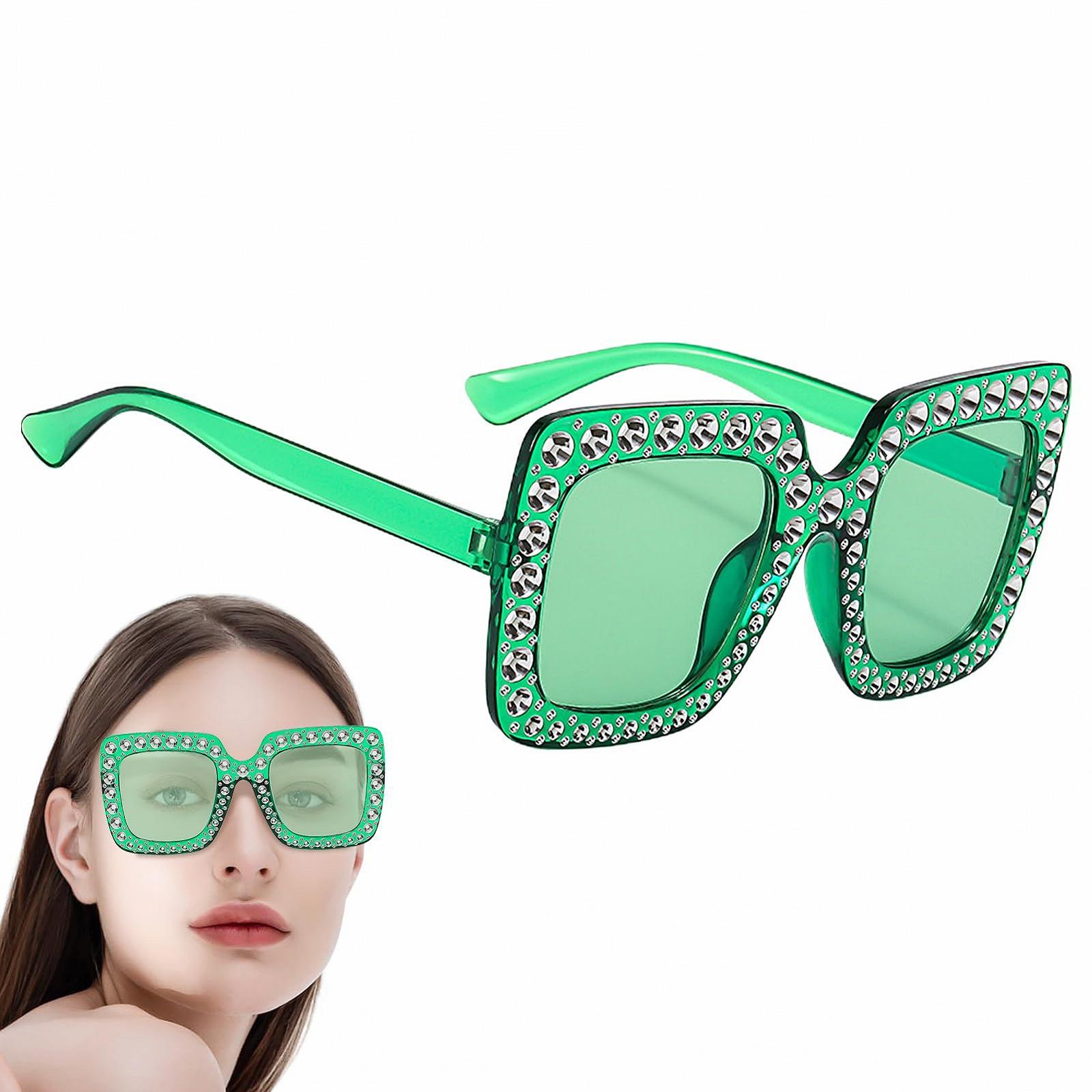 Сонцезахисні Окуляри Smileshiney Зі Стразами Квадратні, фото №9