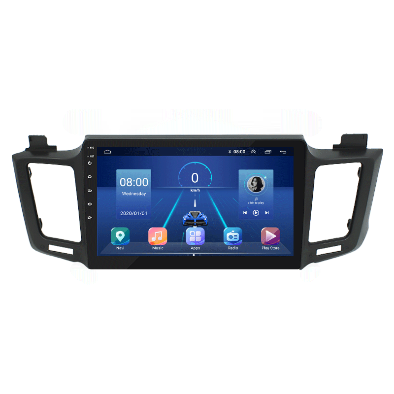 Станна магнітола Lesko 10 Toyota RAV4 IV CA40 2012-2015 6/128Gb 4G Wi-Fi GPS Top (8481-43869), фото №1