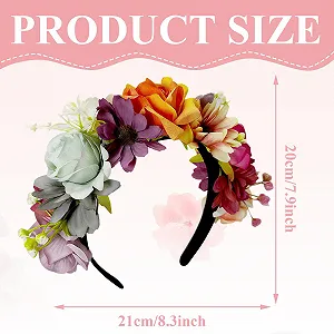 Обруч для волосся Квітковий synthetic.ua - Фото 1