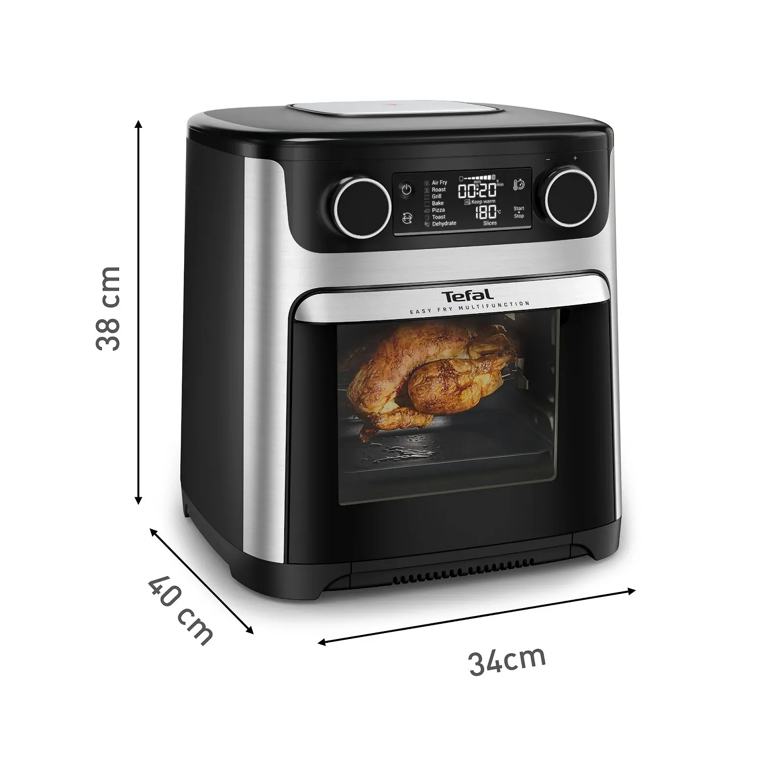 Мультипечь-печь Tefal Easy Fry FW556D 15 л 9 программ Двойной нагрев Смотровое окно, фото №3 Мультипечь-печь Tefal Easy Fry FW556D 15 л 9 программ Двойной нагрев Смотровое окно, фото №3