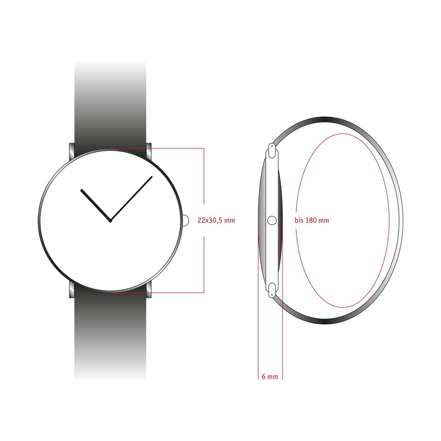 Женские Кварцевые Часы Dugena Luzern 4461098, Корпус из нержавеющей стали, Минеральное стекло, Гибкий Браслет, 3 Bar, фото №4