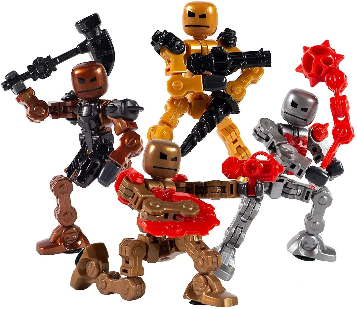 Набір фігурок Klikbot Zing Series 2 Villains Complete Set of 4 з аксесуарами, фото №3