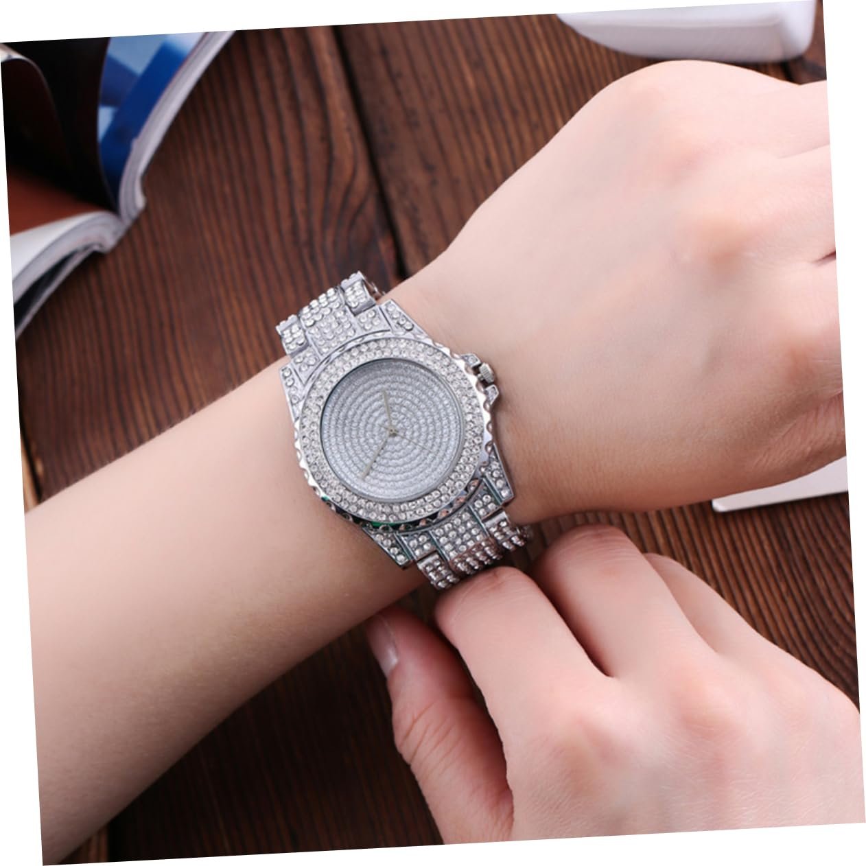 LIFKOME Жіночий наручний годинник Класичний дизайн Міцний сплав бізнес-годинник Точна шкала часу, фото №4 LIFKOME Жіночий наручний годинник Класичний дизайн Міцний сплав бізнес-годинник Точна шкала часу, фото №4