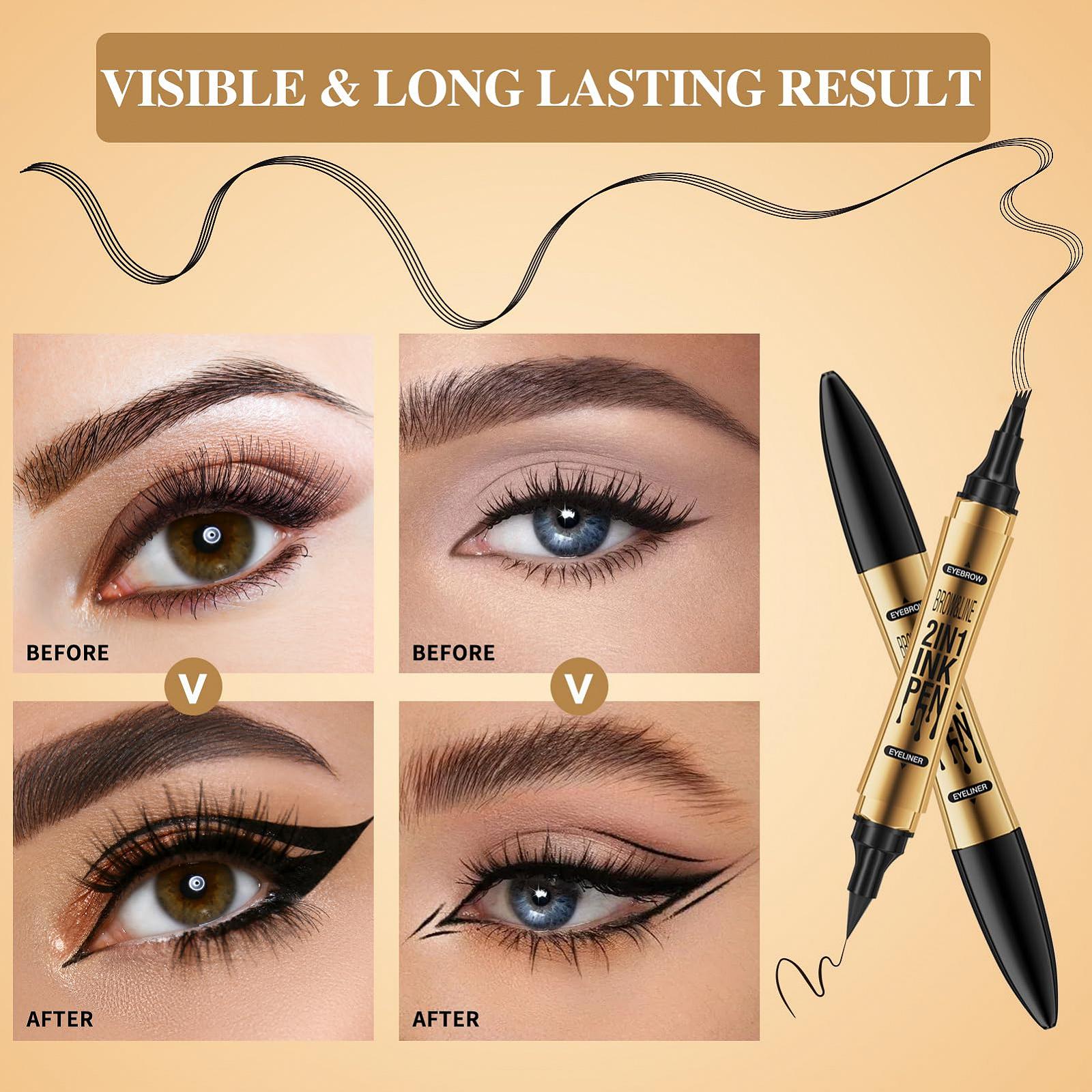 Олівець для брів 3D Waterproof з 4-ма кінчиками Fork Tips 2-в-1 04#, фото №4 Олівець для брів 3D Waterproof з 4-ма кінчиками Fork Tips 2-в-1 04#, фото №4