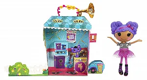 Лялька Lalaloopsy Storm E. Sky з улюбленцем "Cool Cat" 33 см рок-музикантка в рожевому і чорному вбранні та взутті, в багаторазовому фургоні для гри, для дітей від 3 років synthetic.ua - Фото 1