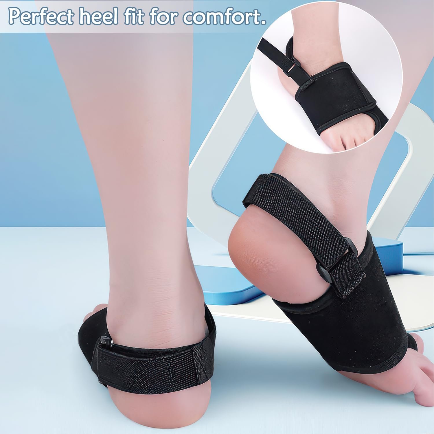 Коректор великого пальця стопи з алюмінієвою шиною для чоловіків та жінок, 1 пара, фото №6