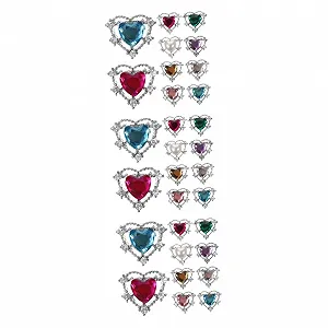 Стрази для нігтів FRCOLOR 30 шт. Блискучі, для манікюру, аксесуари для творчого дизайну нігтів - Фото 1