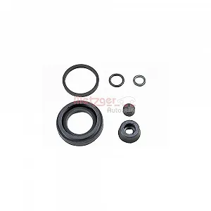 Ремкомплект, гальмівний супорт METZGER 114-0071 для задньої осі зліва - Фото 1