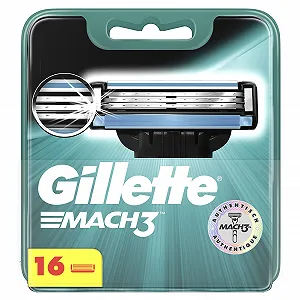 Сменные кассеты для бритья Gillette Mach3 16 шт. - Фото 1