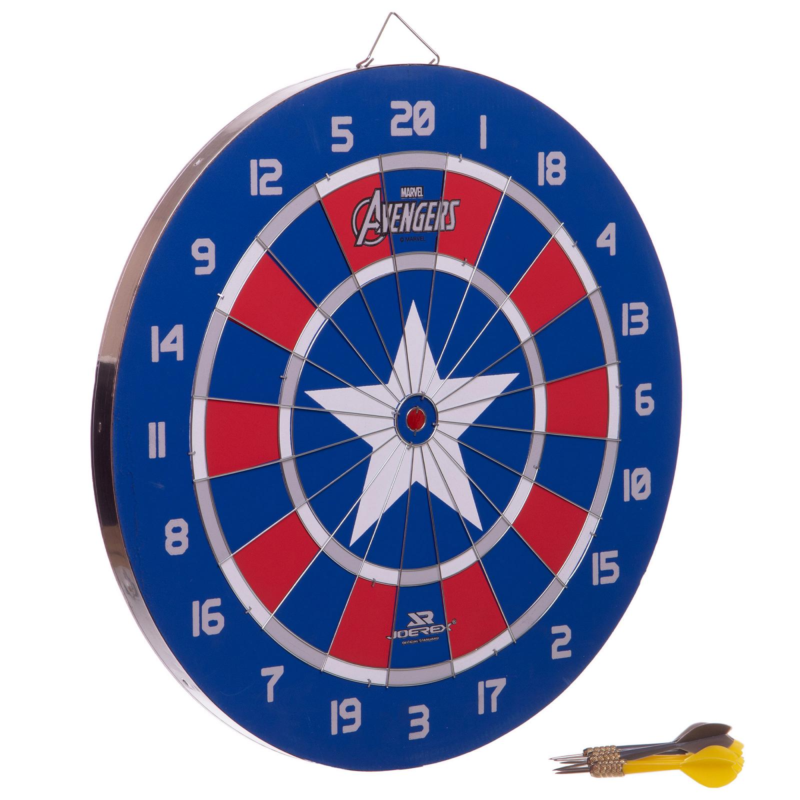Мішень для гри в дартс JOEREX MARVEL CAPTN AMERICAN JMBB19027-T 45 см Блакитний, фото №1 Мішень для гри в дартс JOEREX MARVEL CAPTN AMERICAN JMBB19027-T 45 см Блакитний, фото №1