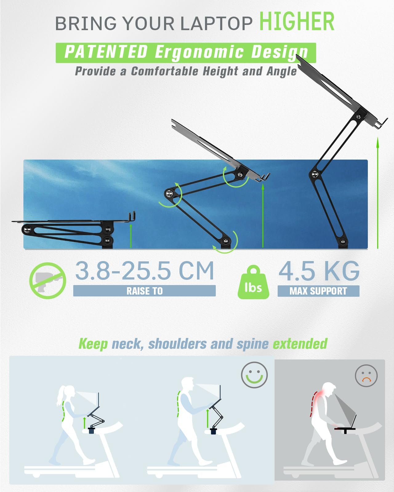 Крепление INMAKER Универсальный для стола, регулируемая высота, ширина., фото №2