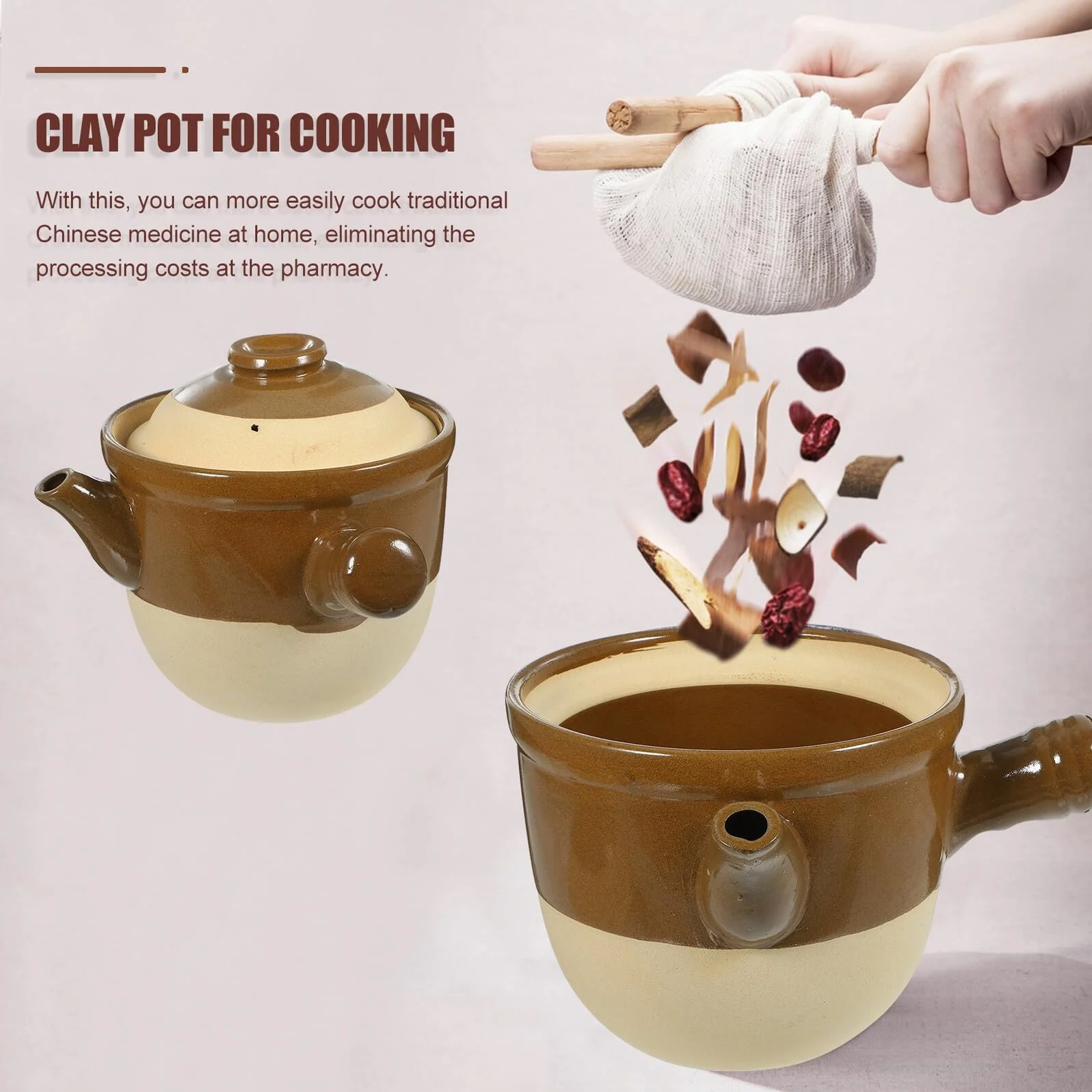 Ківш VALICLUD Traditional Chinese керамічний термостійкий антипригарний, фото №6