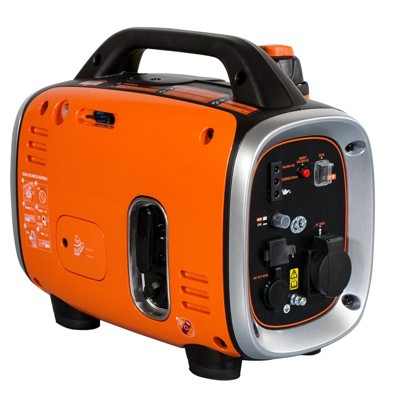 Інверторний бензин (4-х такт) генератор Black+Decker BXGNI900E 750 / 900 Вт, фото №5