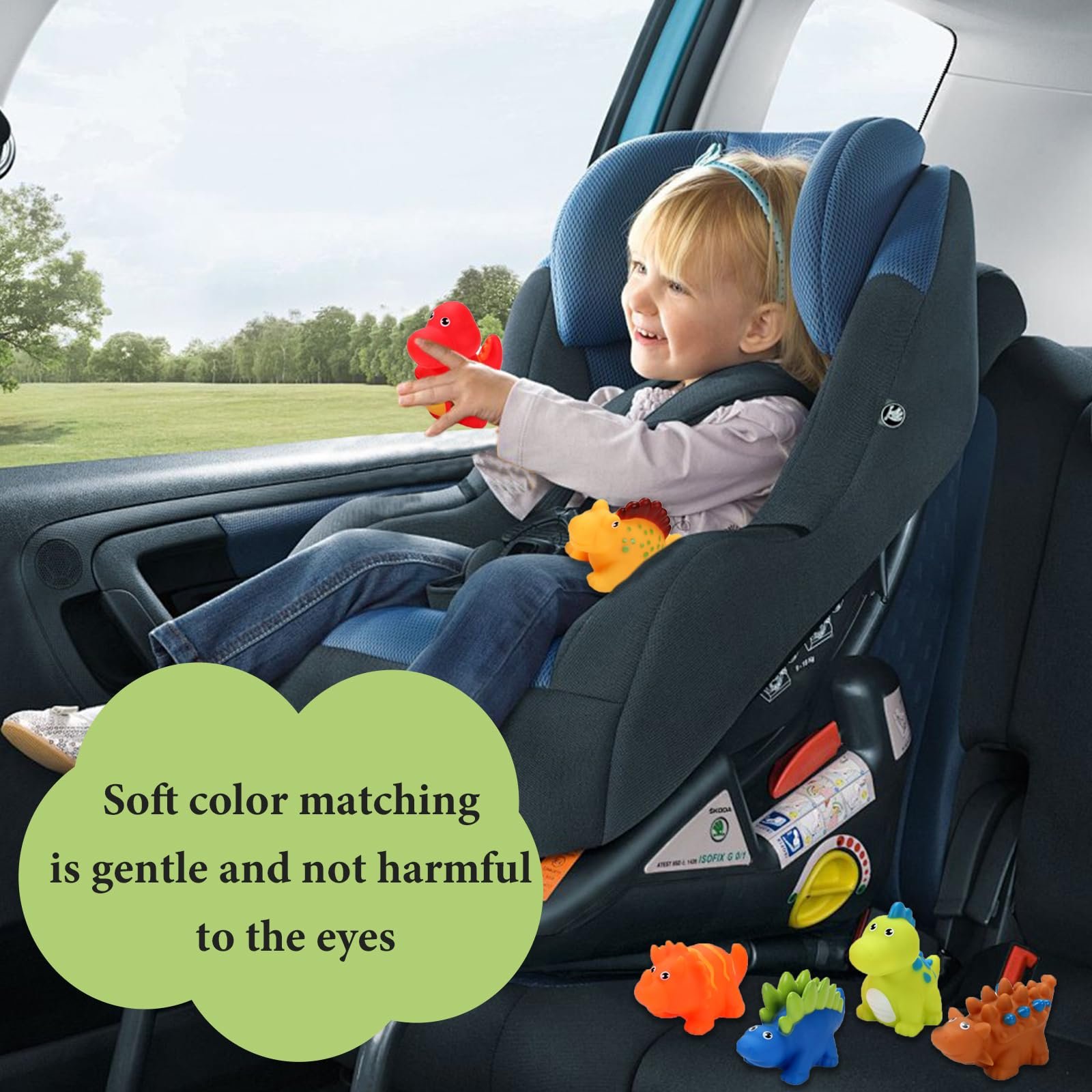 Набір Іграшок для Ванни Дизайн Динозаврів 6 шт., фото №6