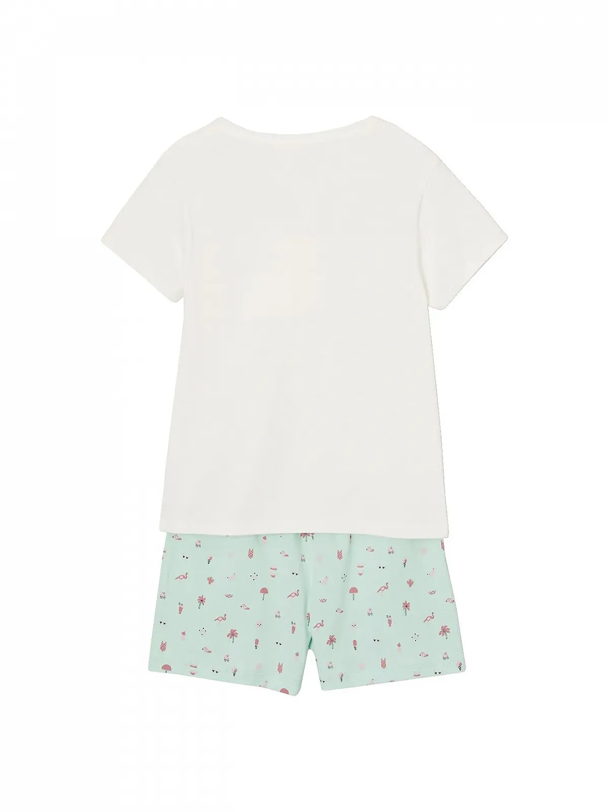 Комплект дитячої піжами VERTBAUDET 2 шт. Малюнок «Веселка» + «Фламінго», фото №2 Комплект дитячої піжами VERTBAUDET 2 шт. Малюнок «Веселка» + «Фламінго», фото №2