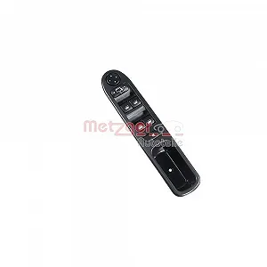 Переключатель стеклоподъемника METZGER 0916934 для PEUGEOT передний со стороны водителя - Фото 1