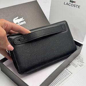 Чоловічий шкіряний гаманець на блискавці Lacoste ціна на synthetic.ua - Фото 1 Чоловічий шкіряний гаманець на блискавці Lacoste synthetic.ua - Фото 1