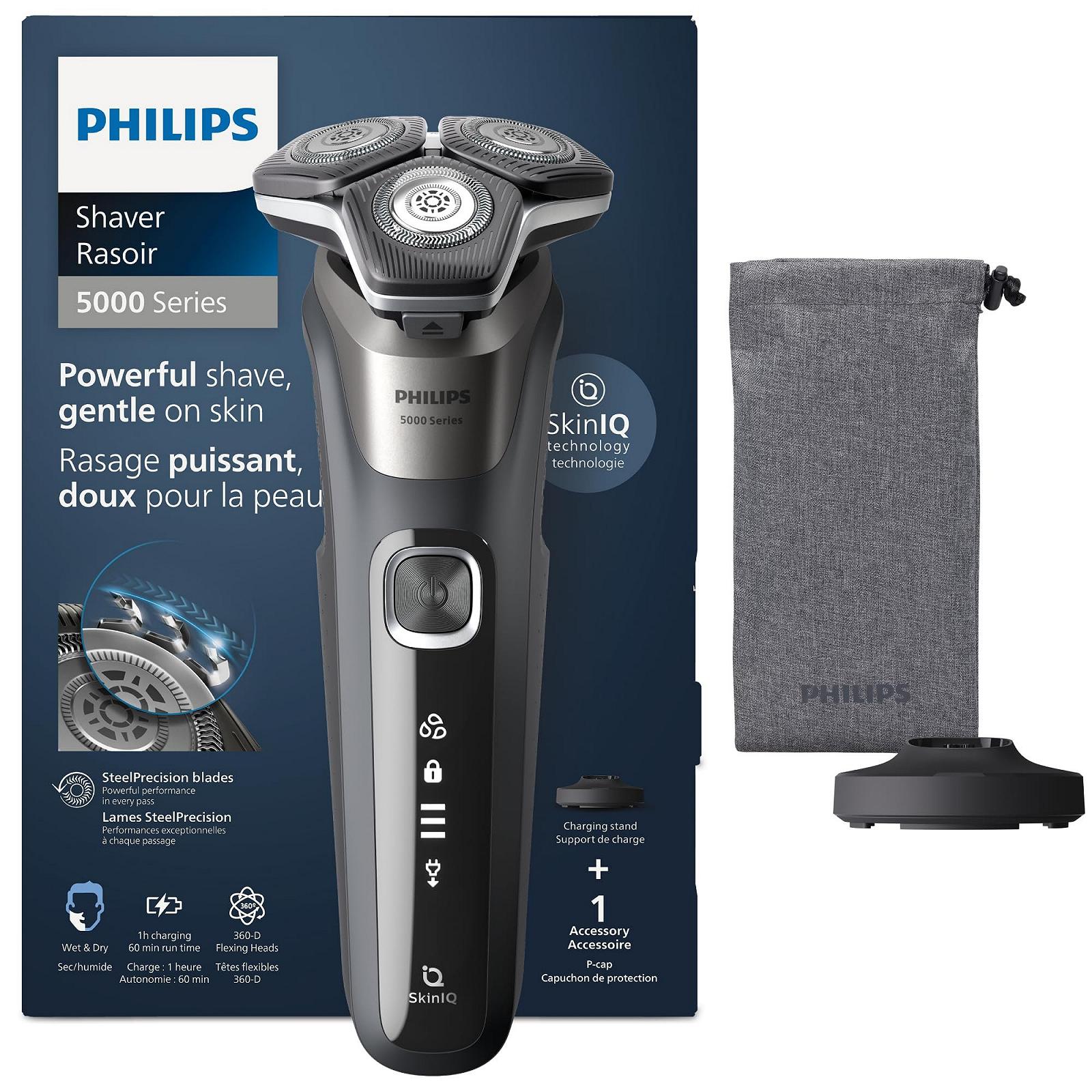 Електробритва Philips Series 5000 S5887/13 SkinIQ Карбоновий сірий, фото №1 Електробритва Philips Series 5000 S5887/13 SkinIQ Карбоновий сірий, фото №1