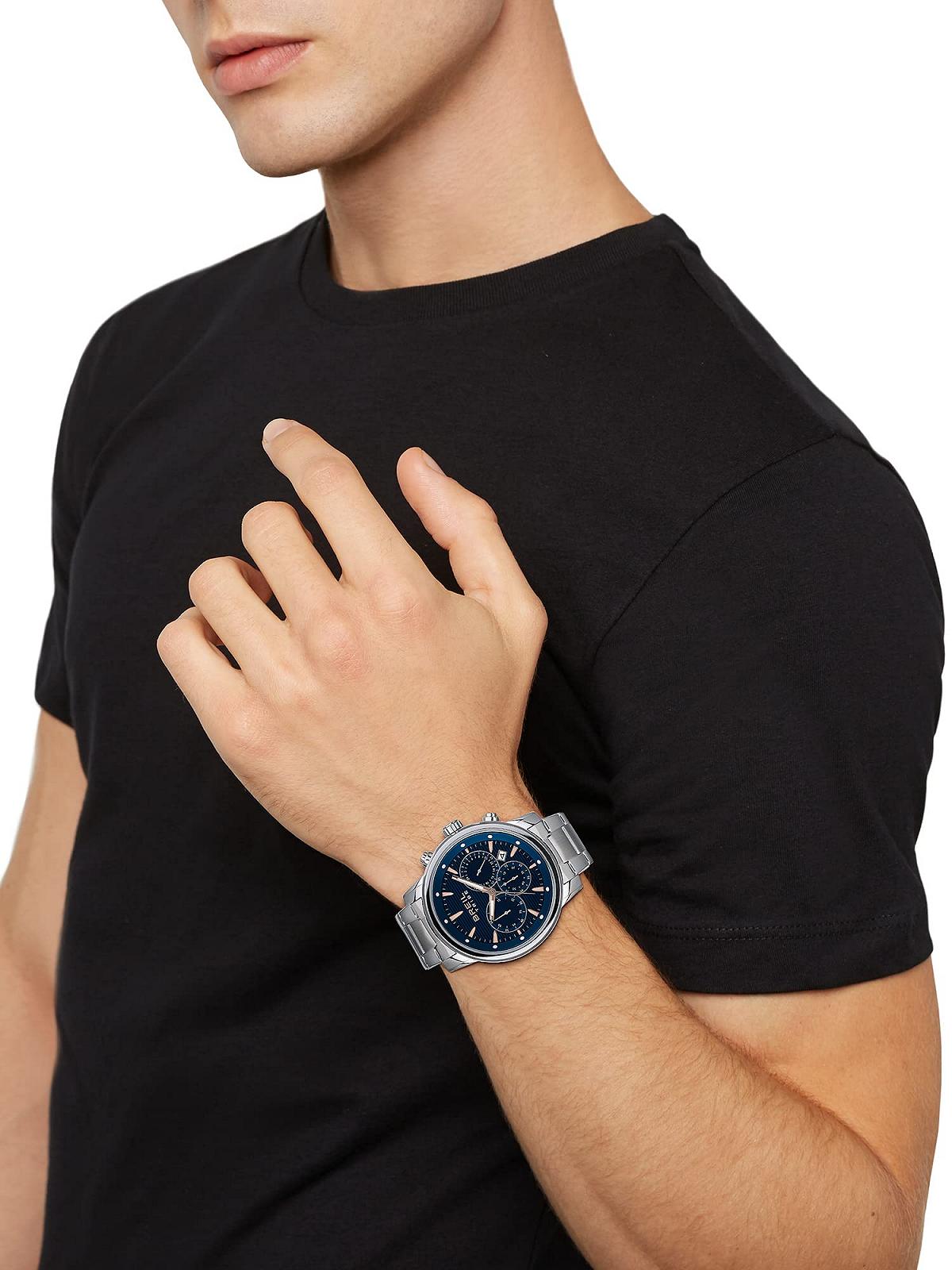 Часы Breil Caliber Chrono Quartz EW0728 Серебристый, фото №4