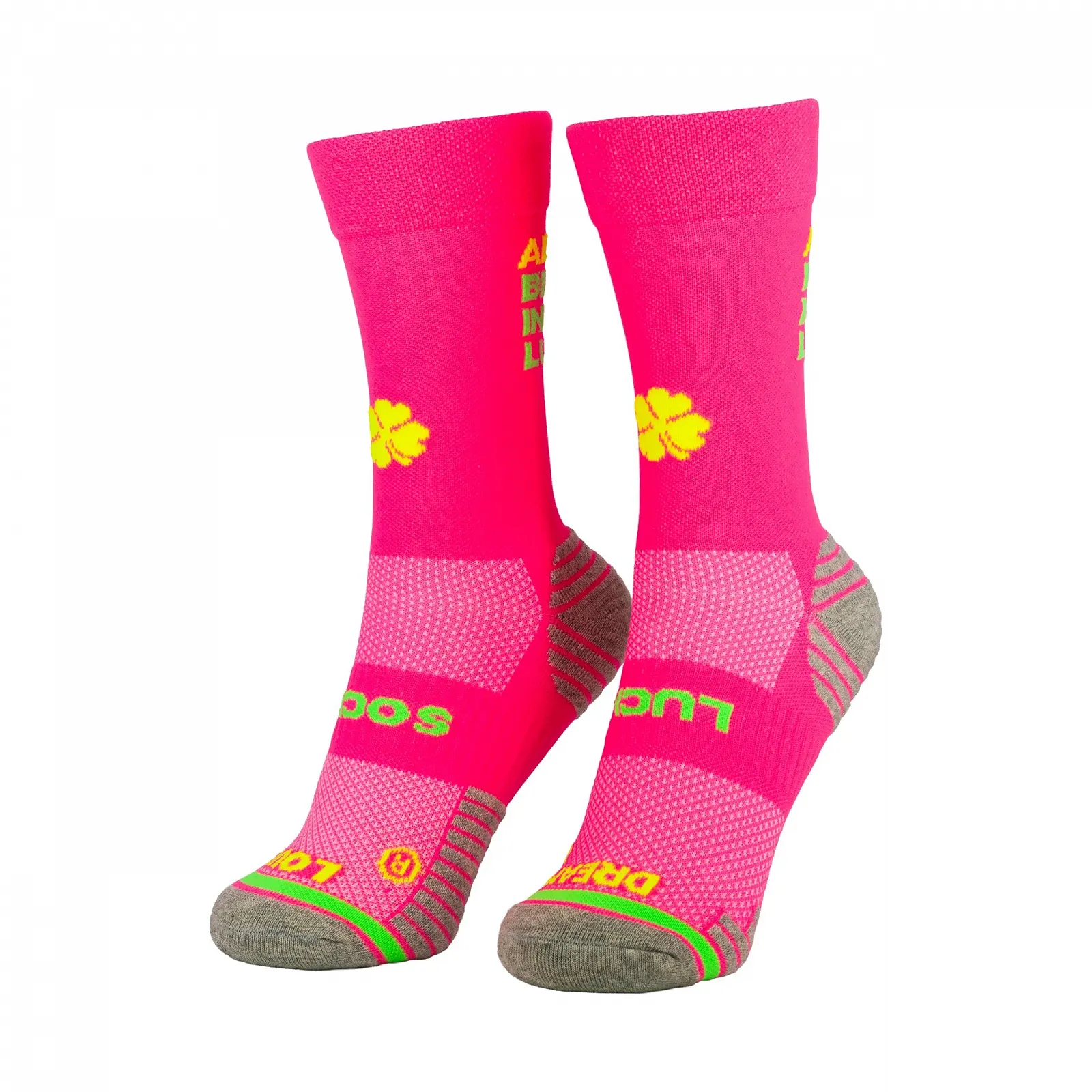 Шкарпетки Lucky Socks Neon для бігу Чоловічі та Жіночі Дихаючі Нековзні, фото №1 Шкарпетки Lucky Socks Neon для бігу Чоловічі та Жіночі Дихаючі Нековзні, фото №1