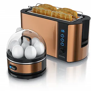 Тостер Arendo FRUKOST Sevencook 4 скибочки Мідний - Фото 1