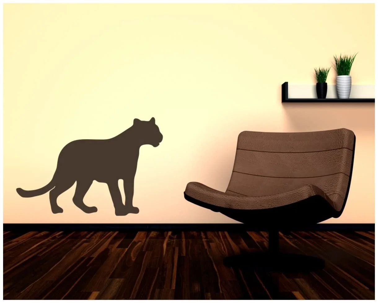 Наклейка на стену Samunshi Panther 60 x 40 см Зеленый, фото №2