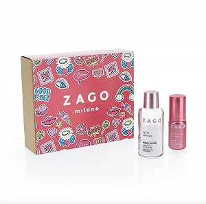 Набір Zago Milano Happy Kit Special Box Global Treatment Plus Lift Primer Liftant 30 мл + Happy In Pink Illuminating Powder Mask 100 мл - Фото 1