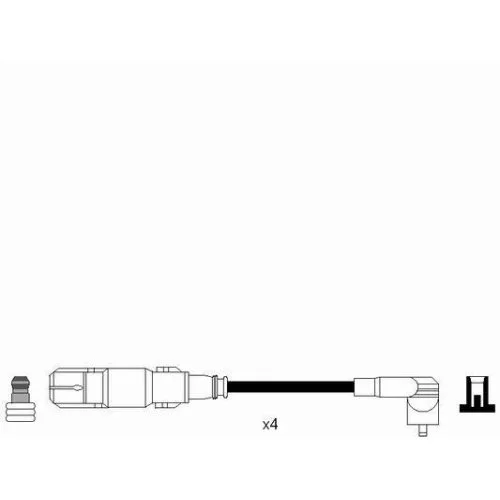 Комплект проводів запалювання NGK 7302, фото №2