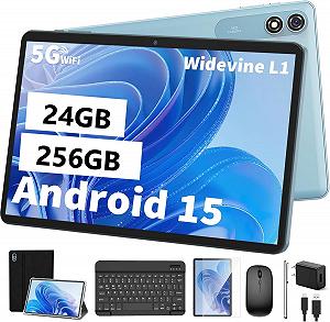 Планшет 10.1" QDDQ T901 6+18/256Gb 8 ядер Android 15 8000 mAh Blue - Фото 1