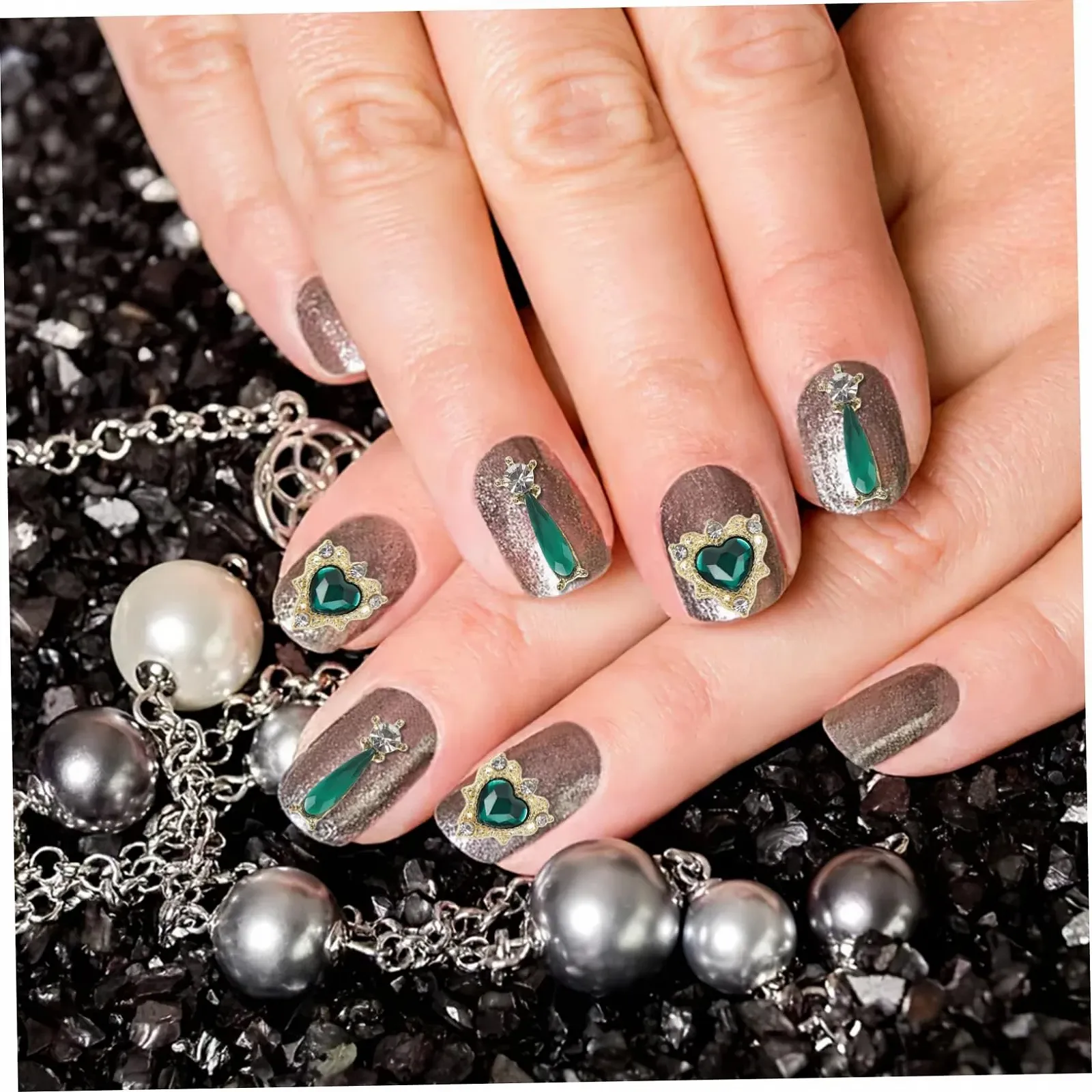 Прикраса для нігтів Сплав Плоский Нерівний, фото №8