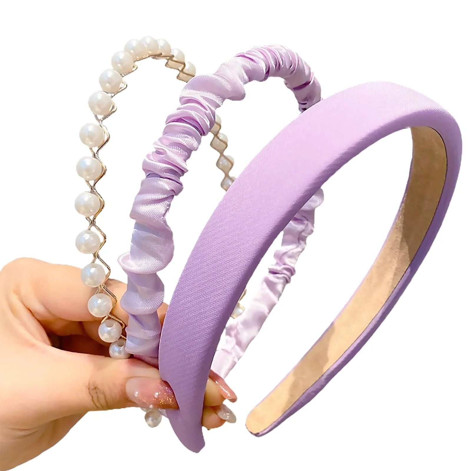 Набір обручів на голову для дівчат (3 шт.), фото №1