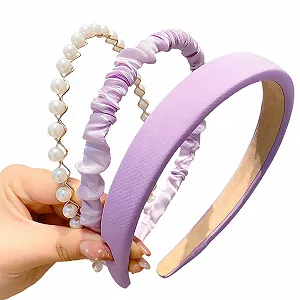 Набор обручей на голову для девочек (3 шт.) - Фото 1