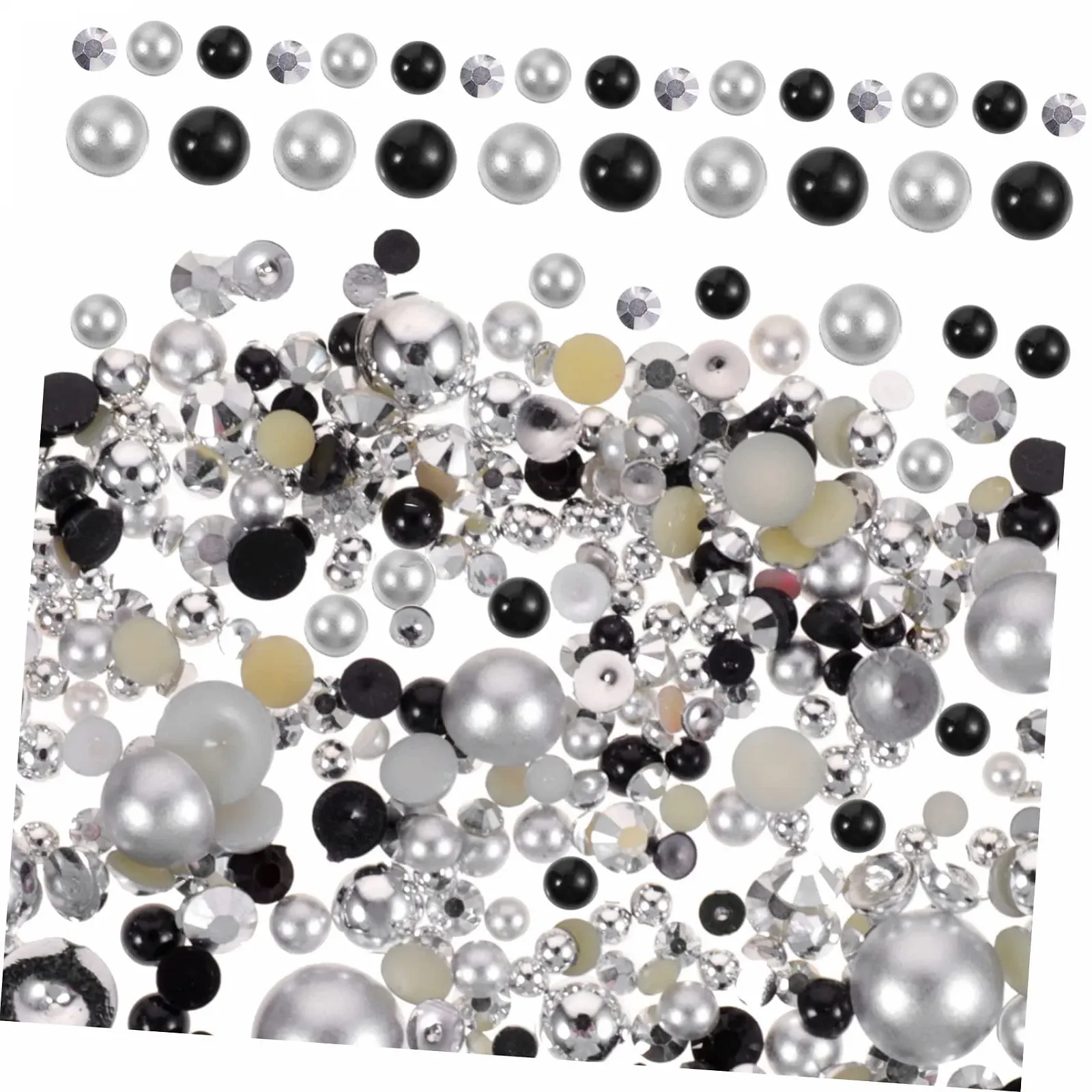 Стрази для нігтів WOONEKY з перлинами, фото №1 Стрази для нігтів WOONEKY з перлинами, фото №1