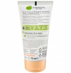 Бальзам для рук и ногтей Alverde NATURKOSMETIK с органическим абрикосовым маслом и растительным кератином для нормальной кожи, 75 мл synthetic.ua - Фото 1