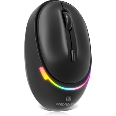 Мышка REAL-EL RM-440W Wireless/Bluetooth Black (EL123200045), фото №5 Мышка REAL-EL RM-440W Wireless/Bluetooth Black (EL123200045), фото №5