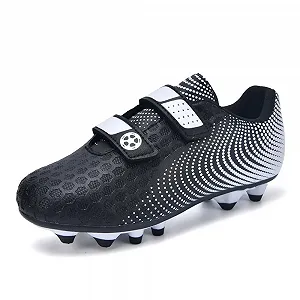 Футбольные Бутсы Детские для мальчиков и девочек для твердой почвы Спортивная тренировочная обувь для футбола дышащие нескользящие унисекс размер 28-37 - Фото 1