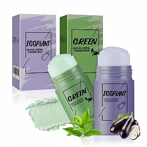 Маска Стик Altherona Зеленая, Очищающая, Чай, Баклажан, 2 шт - Фото 1