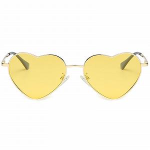 Солнцезащитные Очки Сердце Ggpyyon Поляризованные Металлическая Оправа UV400 synthetic.ua - Фото 1