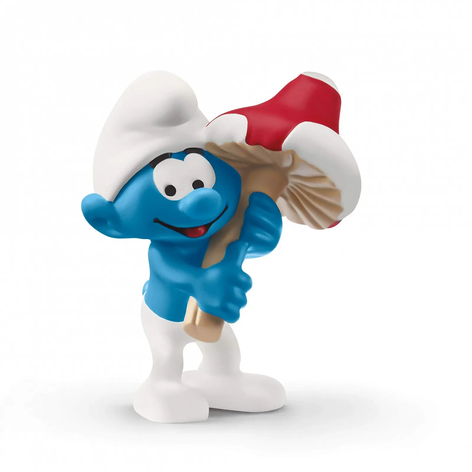 Фігурка schleich The Smurfs 20819 Smurf with Lucky Mushroom, фото №1