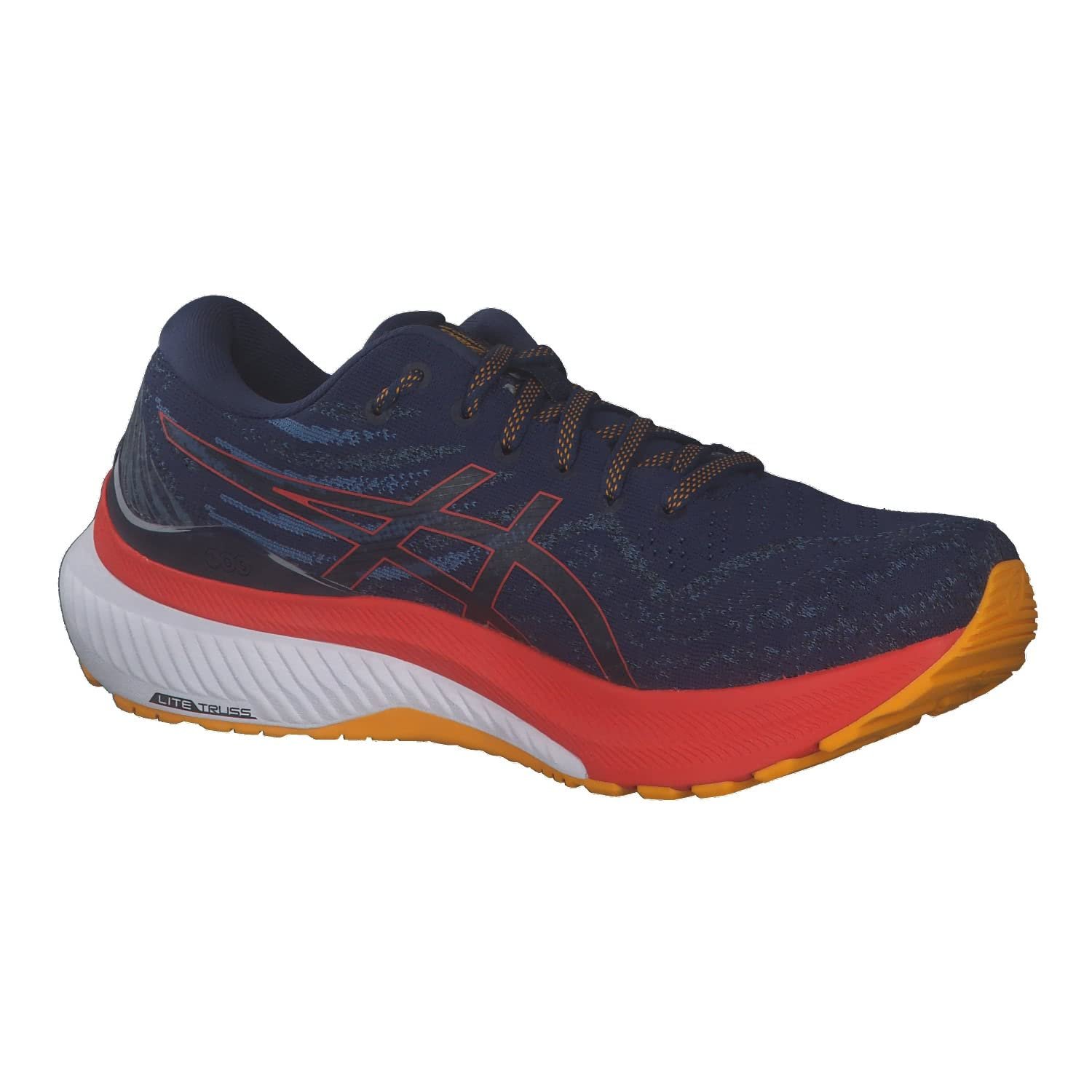 Чоловічі кросівки для бігу по шосе ASICS Kayano 28 Синій Чорний EU, фото №9