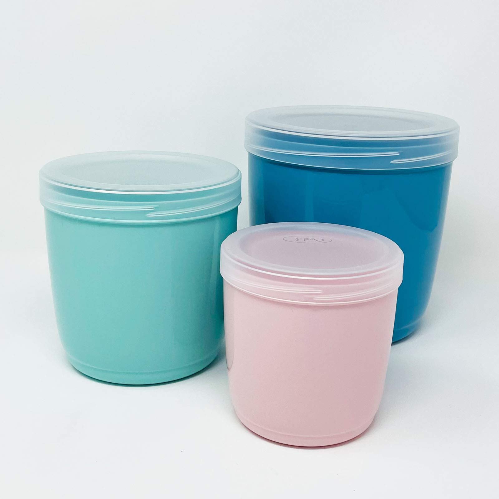Набір контейнерів 9 шт. 1 L пластикові багаторазові BPA-Free Pink Green Blue, фото №8