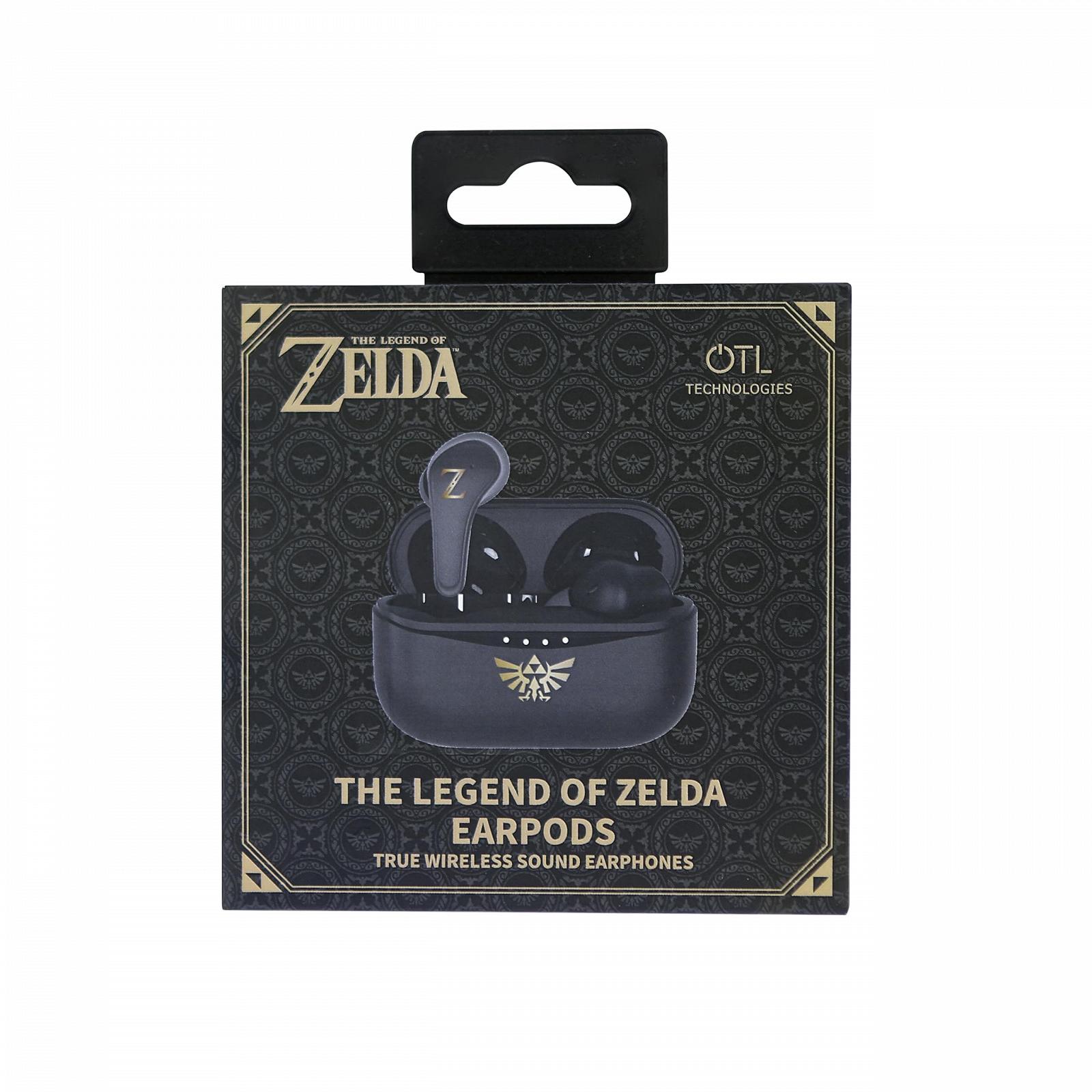 Наушники OTL Technologies V5.0 Zelda беспроводные Bluetooth с зарядным боксом Черные, фото №4
