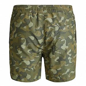 Шорти для плавання JJIBALI JJSWIMSHORTS 12184809 Olive Night Jack&Jones Хакі M synthetic.ua - Фото 1