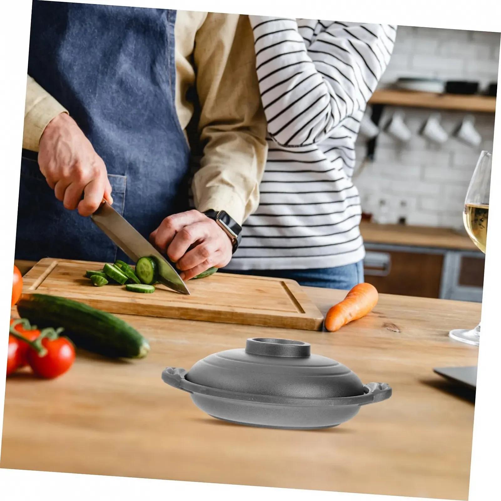 Кастрюля керамическая Toyvian для тушения, фото №4 Кастрюля керамическая Toyvian для тушения, фото №4