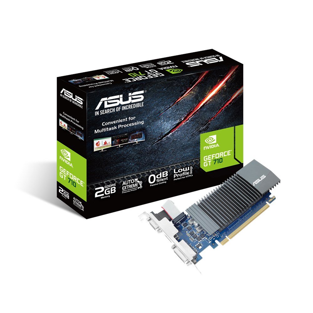 Відеокарта ASUS NVIDIA GeForce GT 710 Silent 2 ГБ DDR5 DVI VGA HDMI, фото №4