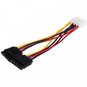 Кабель питания Atcom 16148 Molex-2Sata, 0.2 м - Фото 1
