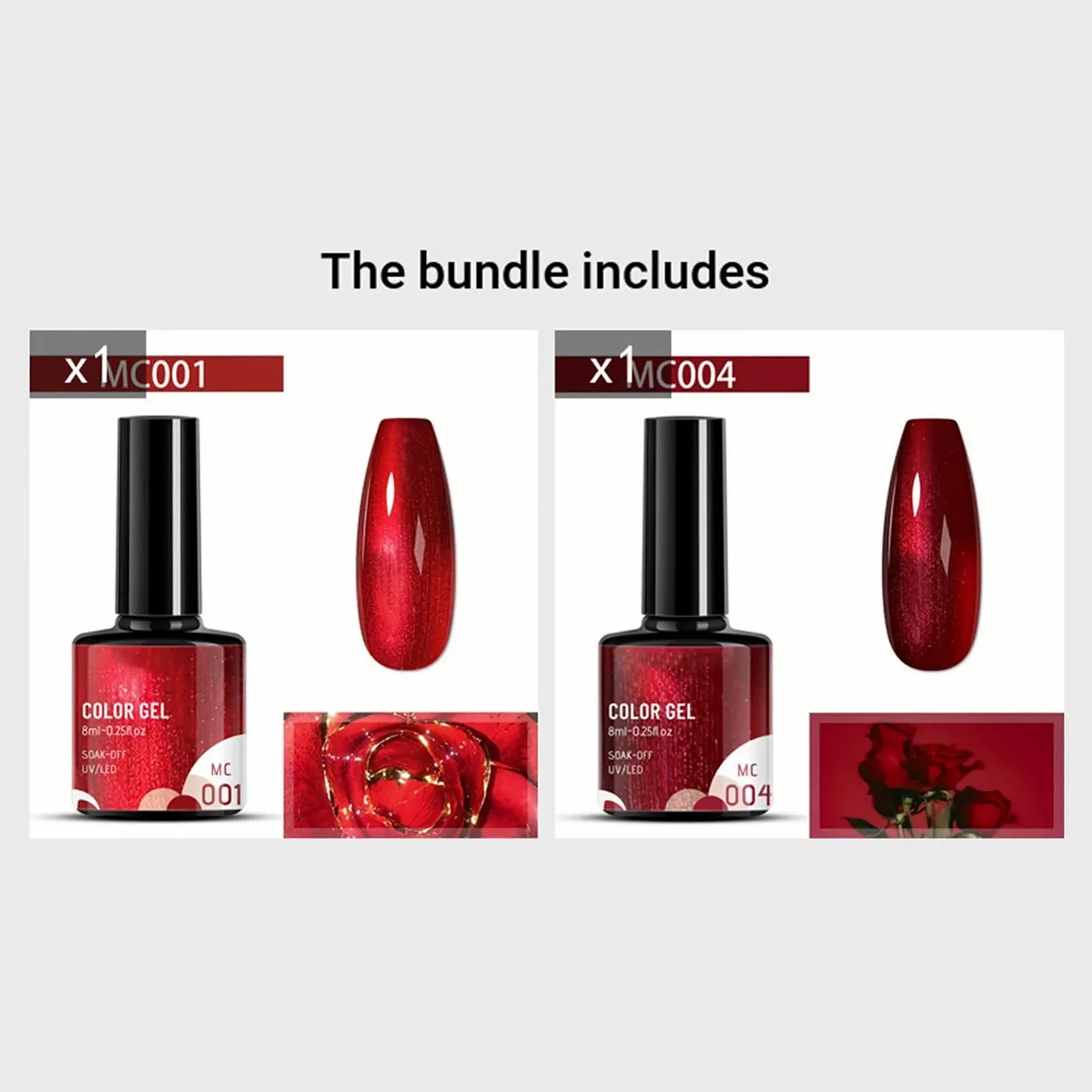 Гель-лак Mihauuke Regenbogen, набор 7 цветов, фото №8 Гель-лак Mihauuke Regenbogen, набор 7 цветов, фото №8