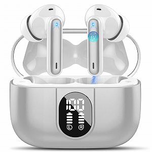 Навушники Bluetooth Csasan J90 Pro 14mm TPU ENC 40 годин IP7 Сірі - Фото 1